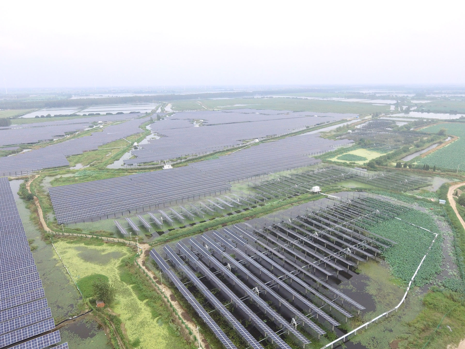 开云(中国大陆)Kaiyun科技江苏扬州宝应光伏发电应用领跑基地2号100兆瓦项目